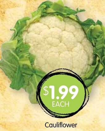Spudshed Cauliflower offer
