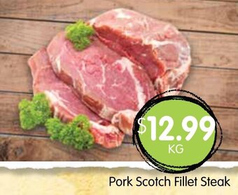 Spudshed Pork Scotch Fillet Steak offer