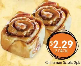 Spudshed Cinnamon Scrolls 2 Pk offer