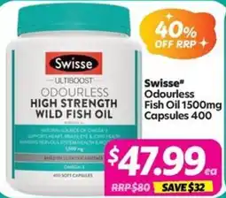 Your Discount Chemist Swisse Odourless Fish Oil offer