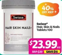 Your Discount Chemist Swisse Hair, Skin & Nails offer