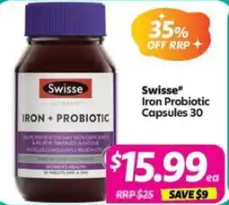 Your Discount Chemist Swisse Iron Probiotic offer