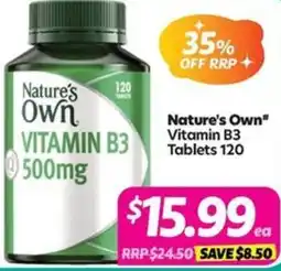 Your Discount Chemist Nature's Own Vitamin B3 offer