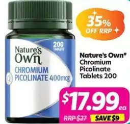 Your Discount Chemist Nature's Own Chromium Picolinate offer