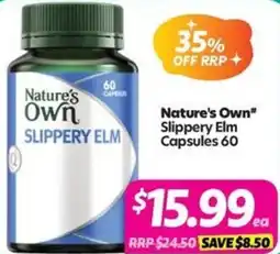Your Discount Chemist Nature's Own" Slippery Elm offer