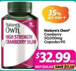 Your Discount Chemist Nature's Own Cranberry offer