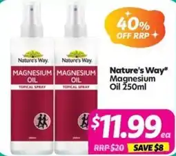 Your Discount Chemist Nature's Way* Magnesium Oil offer