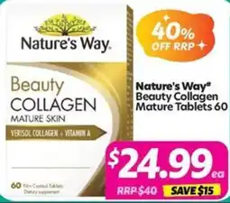 Your Discount Chemist Nature's Way Beauty Collagen Mature offer