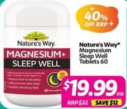 Your Discount Chemist Nature's Way Magnesium Sleep Well offer