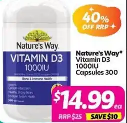 Your Discount Chemist Nature's Way Vitamin D3 1000IU offer