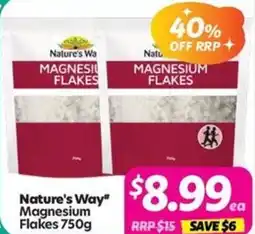 Your Discount Chemist Nature's Way" Magnesium Flakes offer