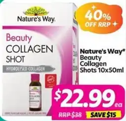 Your Discount Chemist Nature's Way Beauty Collagen Shots offer
