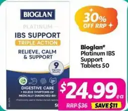 Your Discount Chemist Bioglan Platinum IBS Support offer