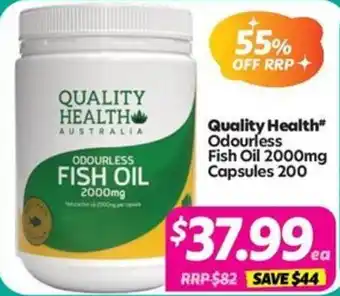Your Discount Chemist Quality Health Odourless Fish Oil offer