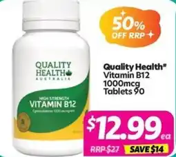 Your Discount Chemist Quality Health Vitamin B12 offer