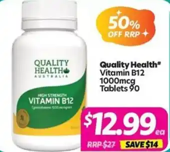 Your Discount Chemist Quality Health Vitamin B12 offer
