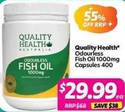 Your Discount Chemist Quality Health Odourless Fish Oil offer