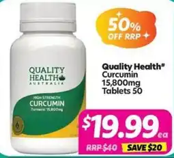 Your Discount Chemist Quality Health Curcumin offer