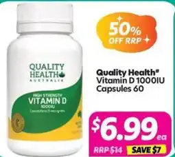 Your Discount Chemist Quality Health Vitamin D 1000IU offer