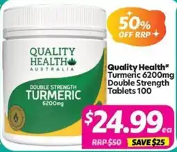 Your Discount Chemist Quality Health Turmeric Double Strength offer