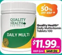 Your Discount Chemist Quality Health Daily Multivitamin offer