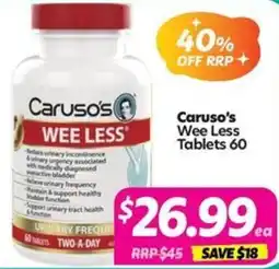 Your Discount Chemist Caruso's Wee Less offer
