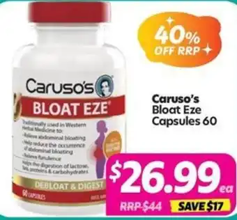 Your Discount Chemist Caruso's Bloat Eze offer
