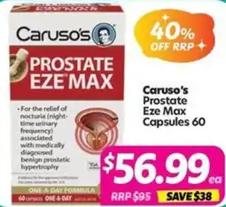 Your Discount Chemist Caruso's Prostate Eze Max offer