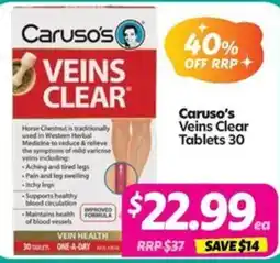 Your Discount Chemist Caruso's Veins Clear offer