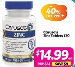 Your Discount Chemist Caruso's Zinc offer