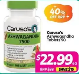 Your Discount Chemist Caruso's Ashwagandha offer