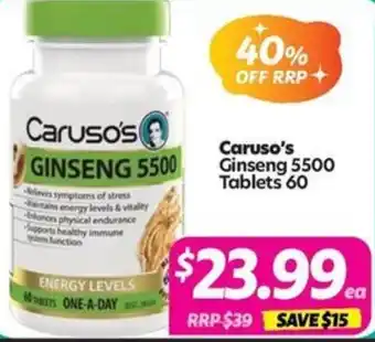 Your Discount Chemist Caruso's Ginseng 5500 offer