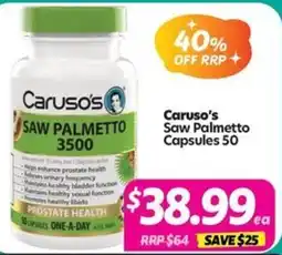 Your Discount Chemist Caruso's Saw Palmetto offer