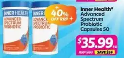 Your Discount Chemist Inner Health Advanced Spectrum Probiotic offer