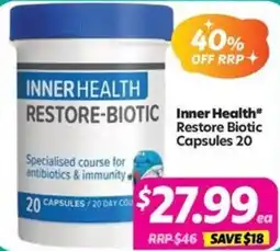Your Discount Chemist Inner Health Restore Biotic offer