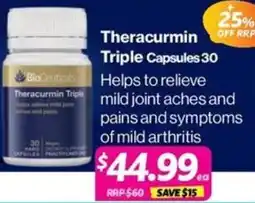 Your Discount Chemist Theracurmin Triple offer