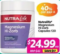 Your Discount Chemist Nutralife Magnesium Hi-Zorb offer