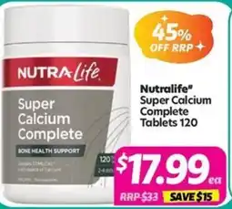 Your Discount Chemist Nutralife Super Calcium Complete offer