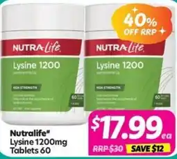 Your Discount Chemist Nutralife Lysine offer