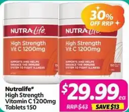Your Discount Chemist Nutralife High Strength Vitamin C offer