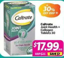 Your Discount Chemist Caltrate Joint Health + Collagen offer