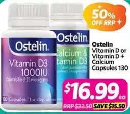 Your Discount Chemist Ostelin Vitamin D or Vitamin D + Calcuim offer
