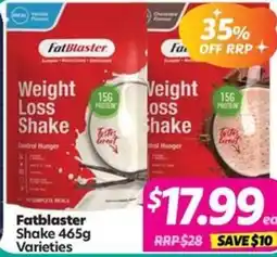 Your Discount Chemist Fatblaster Shake Varieties offer