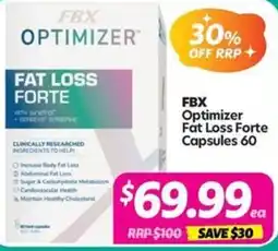 Your Discount Chemist FBX Optimizer Fat Loss Forte offer