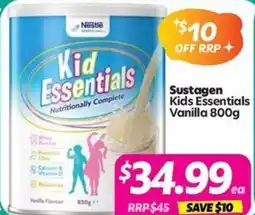 Your Discount Chemist Sustagen Kids Essentials Vanilla offer