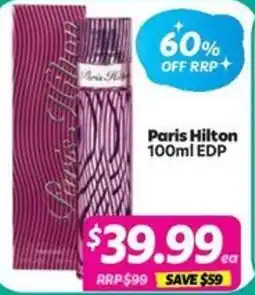 Your Discount Chemist Paris Hilton EDP offer