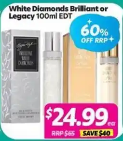 Your Discount Chemist White Diamonds Brilliant or Legacy EDT offer