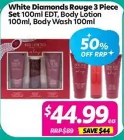 Your Discount Chemist White Diamonds Rouge 3 Piece Set offer