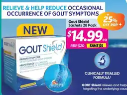 Your Discount Chemist Gout Shield Sachets offer