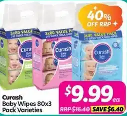 Your Discount Chemist Curash Baby Wipes Varieties offer